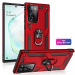 Wholesale Samsung Galaxy Note 20 Ultra Tech Armor Ring Grip Case with Metal Plate (Red)